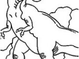 Tyrannosaure Dessin Coloriage Coloriage Tyrannosaure Rex En Ligne Gratuit   Imprimer