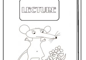 Un Cahier De Coloriage Coloriage D Un Livre De Lecture Pour La Rentrée Scolaire
