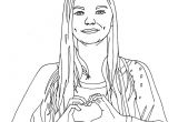 Un Coloriage A Imprimer Coloriage De Louane Louane Coloring Page French Singer