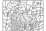 Un Coloriage Magique A Imprimer Coloriage Magique De Halloween