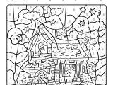 Un Coloriage Magique A Imprimer Coloriage Magique De Halloween