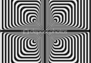 Vasarely Coloriage Vasarely Optical Effect — Stock Vector