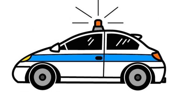 Voiture De Police Coloriage Image Voiture De Police