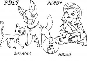 Volt Coloriage A Imprimer Coloriage Volt Disney à Imprimer Sur Coloriages Fo