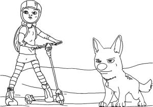 Volt Coloriage A Imprimer Coloriage Volt Et Penny à Imprimer