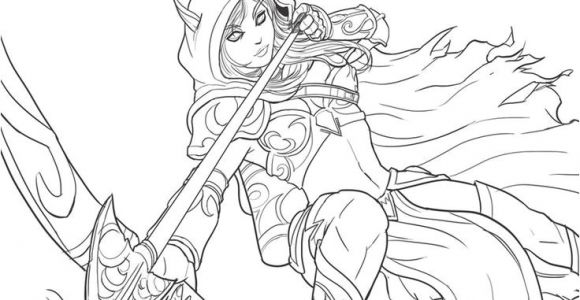 World Of Warcraft Coloriage Warcraft 15 Jeux Vidéos – Coloriages à Imprimer