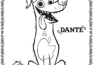 Www Coloriage Info Coloriage Dante Coco Disney Dessin   Imprimer 4p
